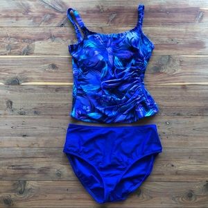 Speedo Blue Tankini Swim Suit